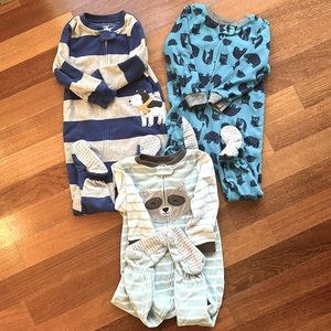 Carter’s Fleece Full-Zip PJ’s - 24M